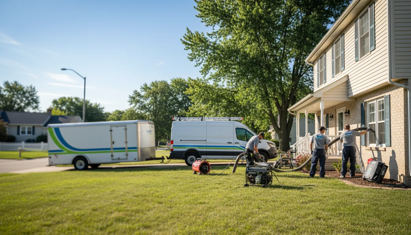 Flooded Basement Restoration And Cleanup With Repair in Mayfield, KS near me